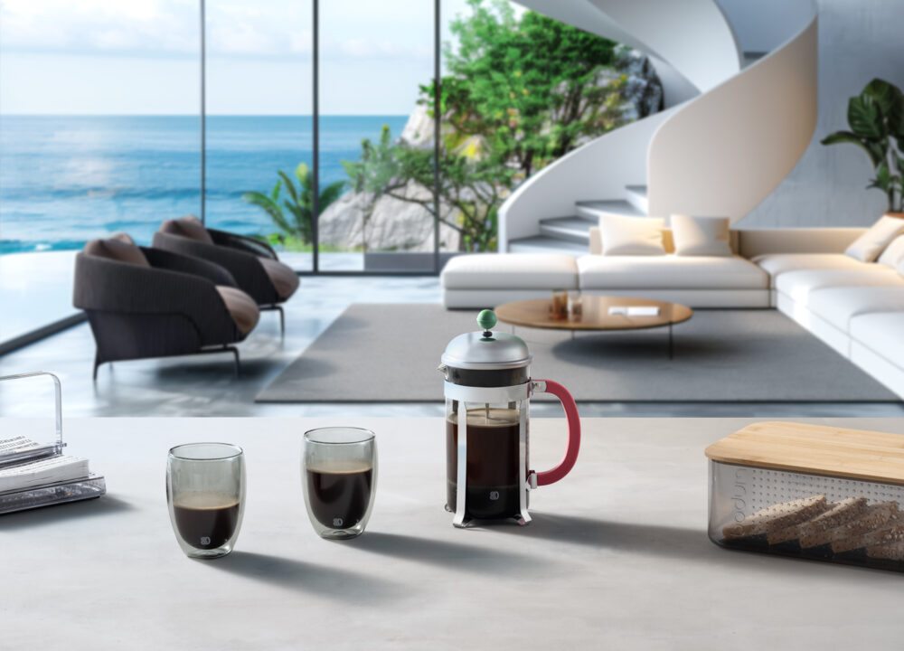 Bodum glass editorial Advertising studio photography