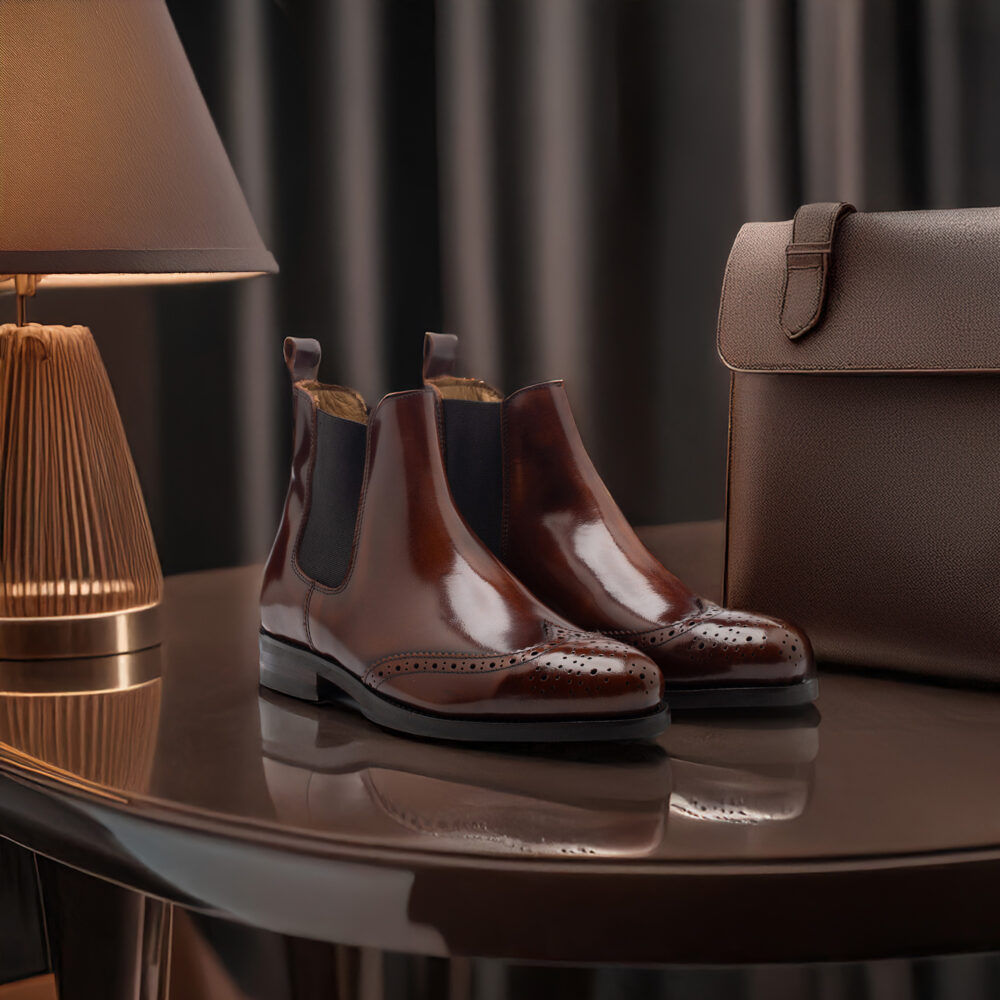 Ankle boots editorial Advertising studio photography